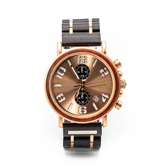 Montre Bracelet Bois Femme -  Heritage Or