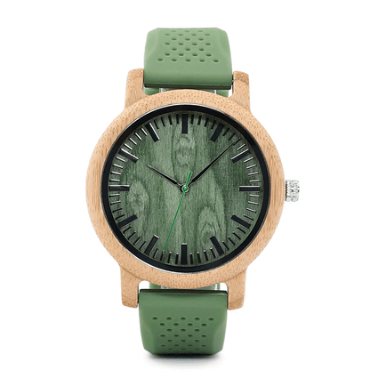 Montre en Bois Verte - Green Icewatch
