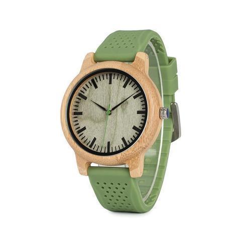 Montre en Bois Verte - Green Icewatch