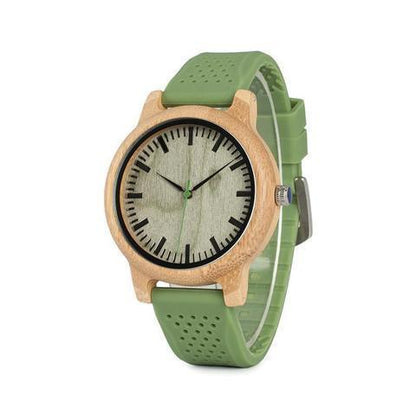 Montre en Bois Verte - Green Icewatch