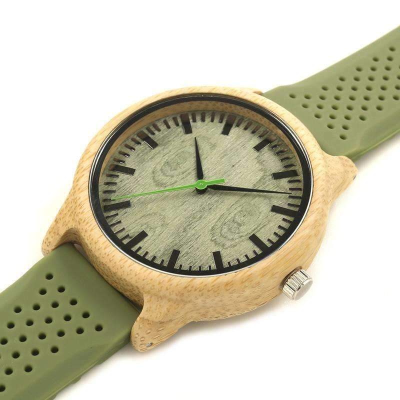 Montre en Bois Verte - Green Icewatch