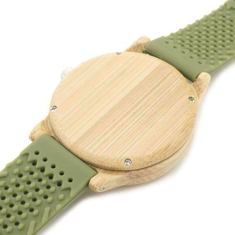 Montre en Bois Verte - Green Icewatch