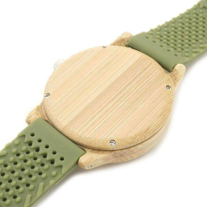 Montre en Bois Verte - Green Icewatch
