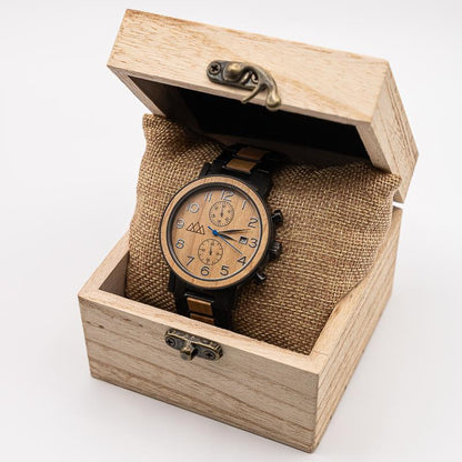 Montre en Bois Homme Nature - Forester