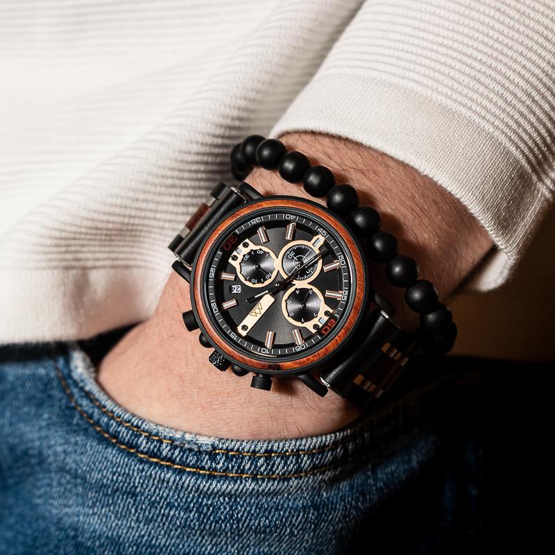 Montre en Bois Suisse Homme - Griffed