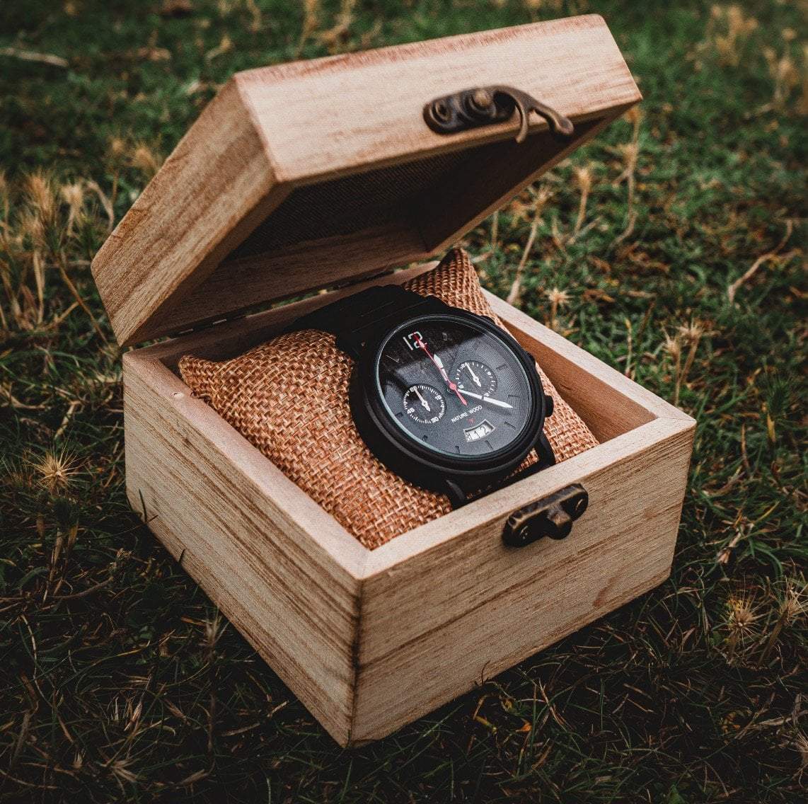 Montre en Bois Sport Noire - Indiana Black