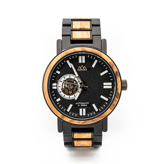 Montre Bois Homme Luxe - Legacy Black