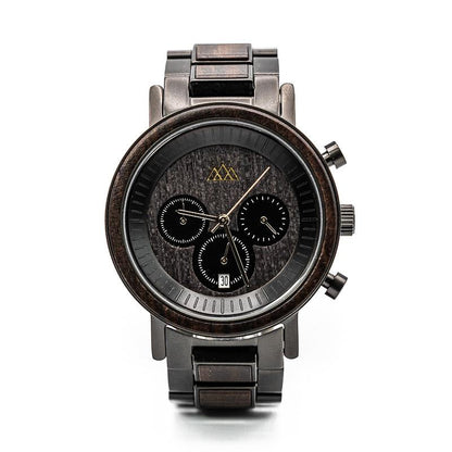 Montre en Bois Homme - Lux Marshal Dark