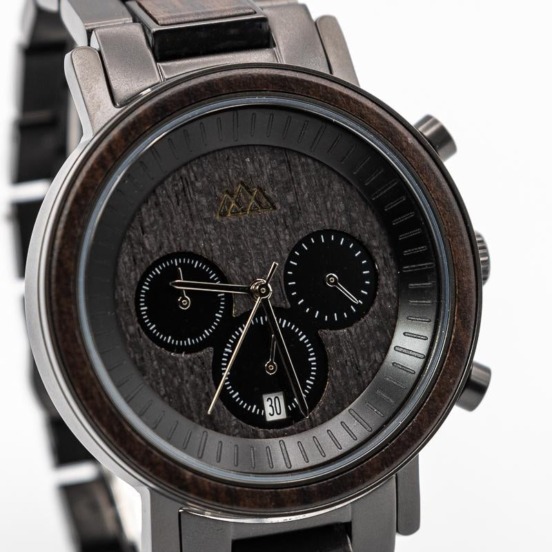 Montre en Bois Homme - Lux Marshal Dark