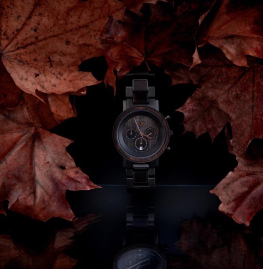 Montre en Bois Homme - Lux Marshal Dark