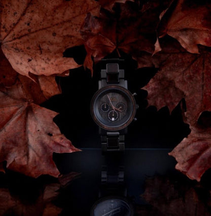 Montre en Bois Homme - Lux Marshal Dark