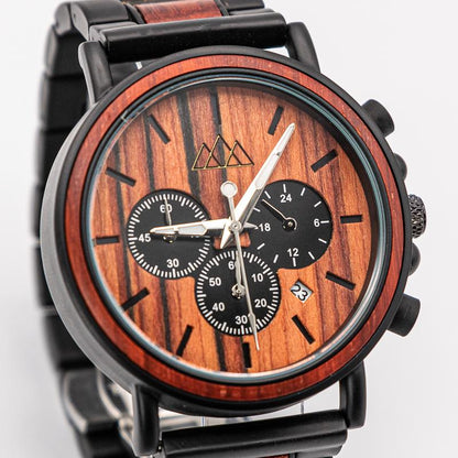 Montre en Bois Homme - Marshal Red