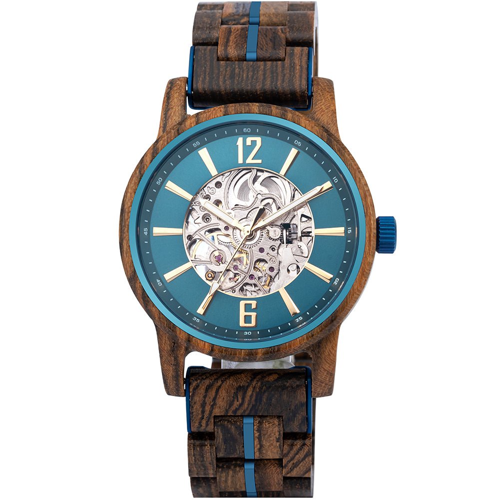 Montre en Bois Homme Mécanique - Brooklyn