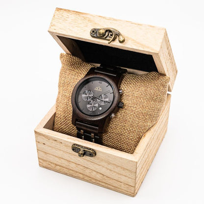 Montre Bois pour Homme - Sport Dark
