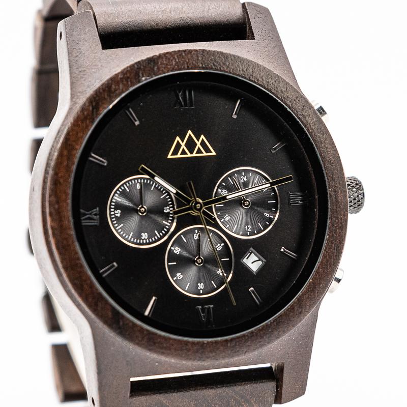 Montre Bois pour Homme - Sport Dark