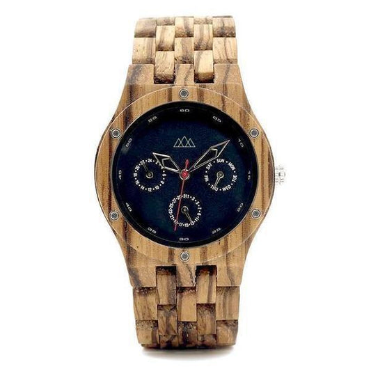 Montre en Bois Homme Classique - Sport Zebra