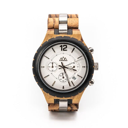Montre Homme Bois et Acier - Ultima Dark
