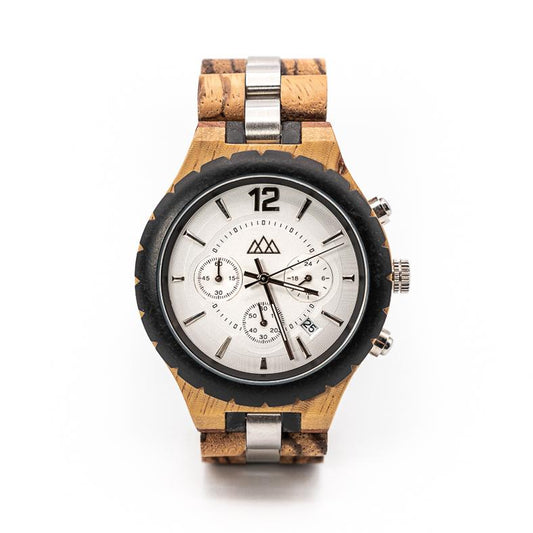 Montre Homme Bois et Acier - Ultima Dark