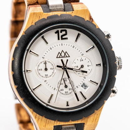 Montre Homme Bois et Acier - Ultima Dark