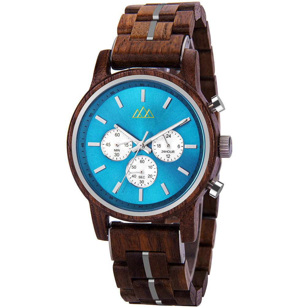 Montre en Bois Compass - Brooklyn Sky