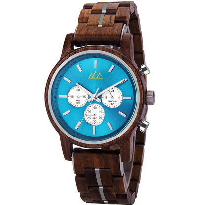 Montre en Bois Compass - Brooklyn Sky