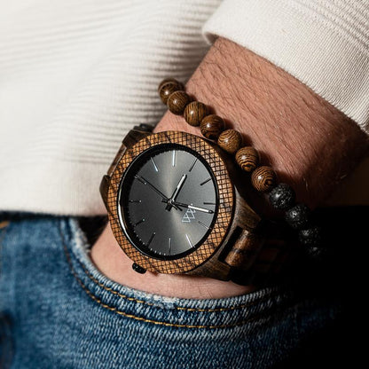 Montre en Bois Homme Wild Dark