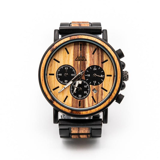 Montre en Bois Homme - Zebra Marshal