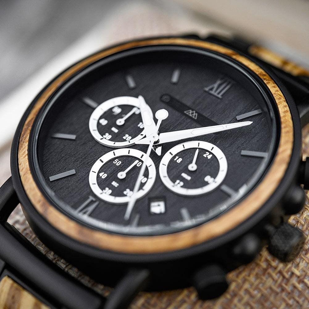 Montre en bois Homme - Zebra Marshal Classy
