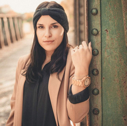 Montre en Bois Quartz - Light Bamboo