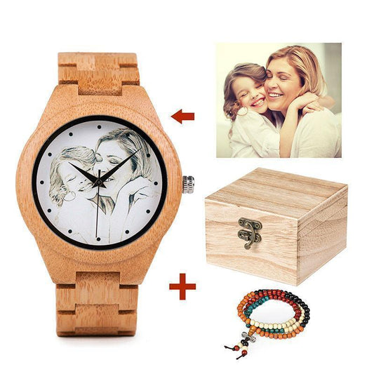Montre en Bois Personnalisable