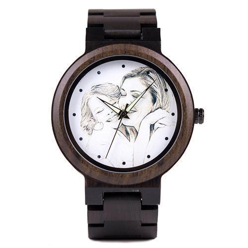 Montre en Bois Personnalisable photo
