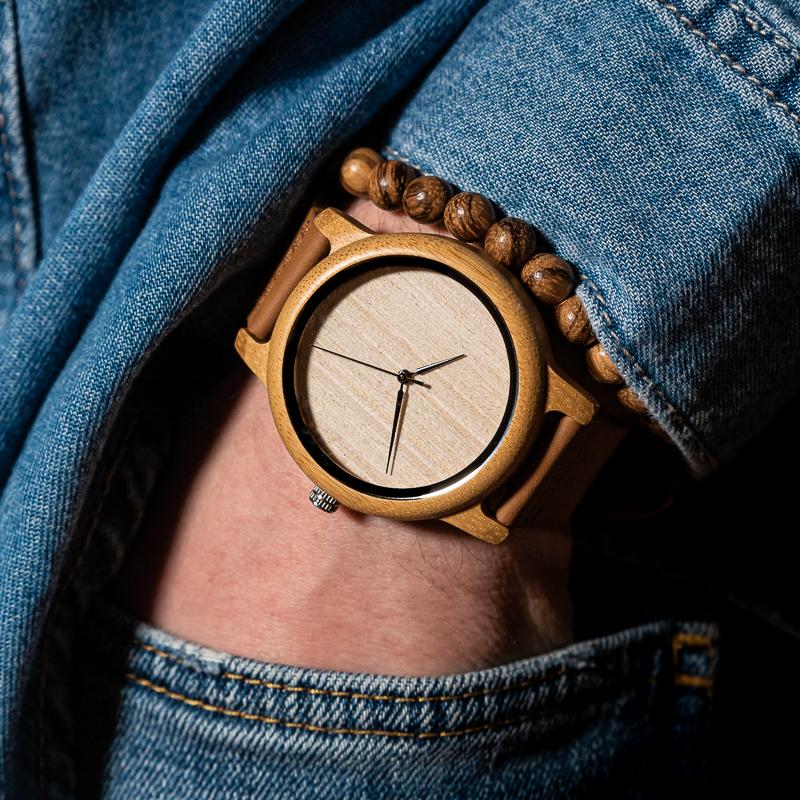 Montre en Bois Classique - Pur