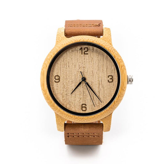 Montre en Bois Naturel - Pur Basic