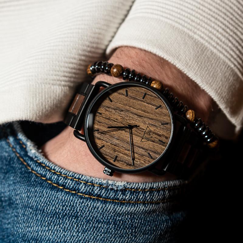 Montre Bois Noir - Targone Dark