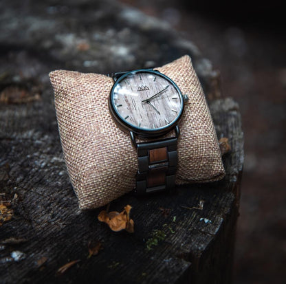 Montre en Bois Paris - Targone Silver