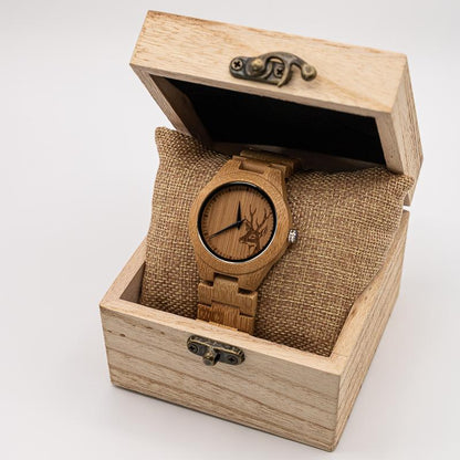 Montre Bois Cadran - Woody Deer