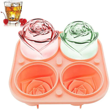 Moule à glaçons en forme de Rose