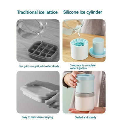 Moule à glaçons en silicone - Faites des glaçons en forme parfaite en un clin d'œil
