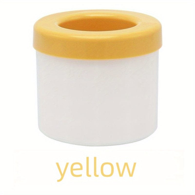 Moule à glaçons en silicone - Faites des glaçons en forme parfaite en un clin d'œil! Yellow