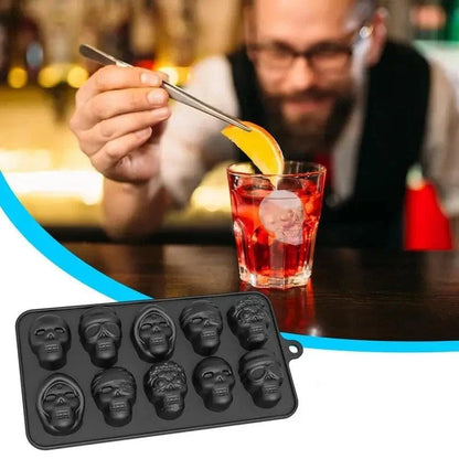 Moule à Glaçons Tête de Mort 10 compartiments
