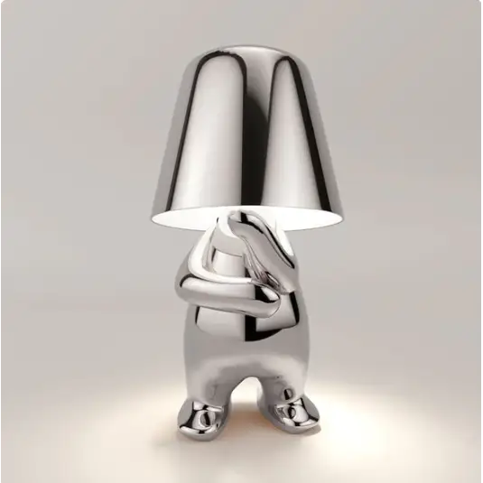 Mr. Gold LED sans fil & tactile - Argent / Pensif