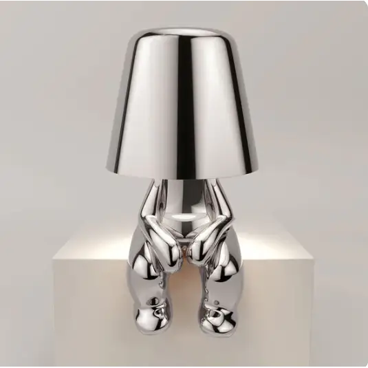 Mr. Gold LED sans fil & tactile - Argent / Triste