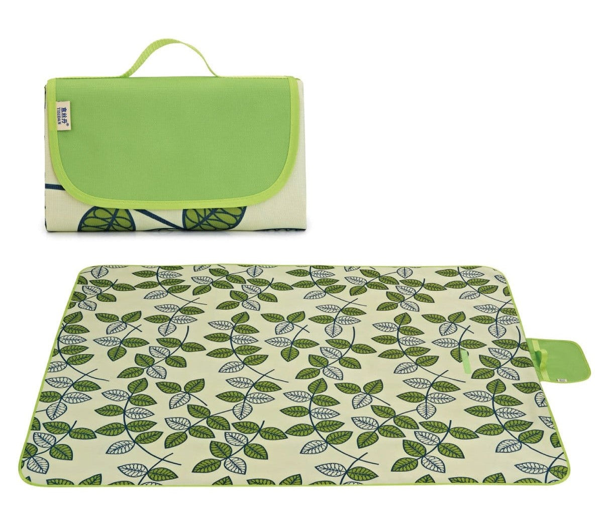 Couverture Pique-Nique Feuilles Vertes
