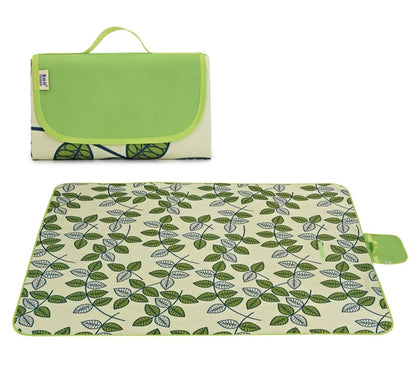Couverture Pique-Nique Feuilles Vertes