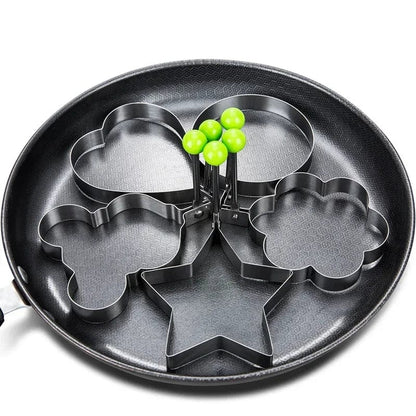 Emporte-Pièce en Forme de Coeur en Acier Inoxydable - Outil de Cuisine pour Pancakes et Omelettes - Accessoire de Cuisine