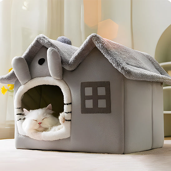 niche-chat-maison-grise