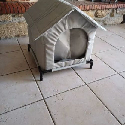 niche exterieur pour chat surélevée