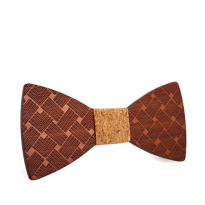 Noeud Papillon Bois - Herringbone