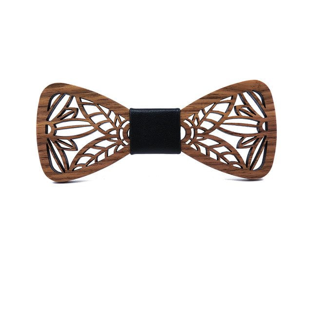 Noeud Papillon Bois Homme - Corn M146-BLACK