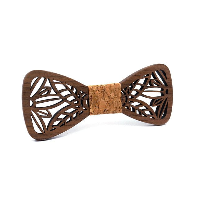Noeud Papillon Bois Homme - Corn M146-YELLOW